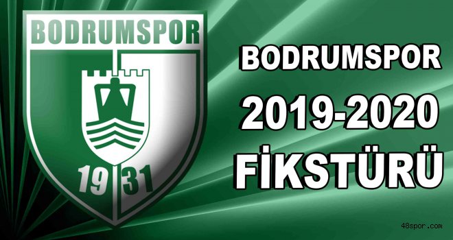 Bodrumspor 2019-2020 ilk yarı fikstürü