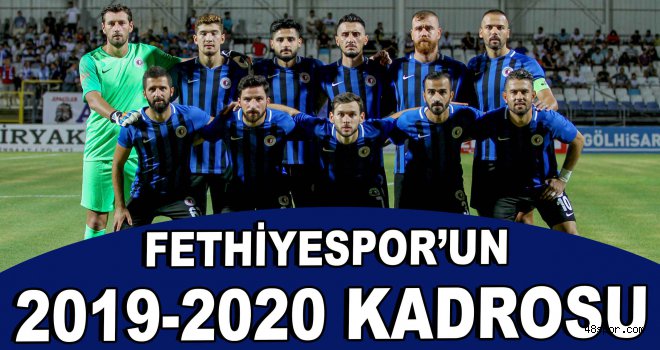 Fethiyespor'un 2019-2020 kadrosu