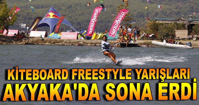 Kiteboard Freestyle Yarışları Akyaka'da sona erdi