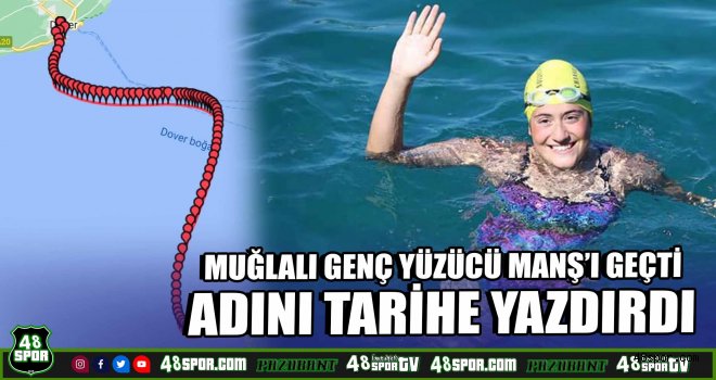 Muğlalı genç yüzücü Türkiye'nin gururu oldu