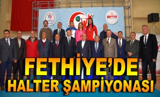 Fethiye'de Halter Şampiyonası