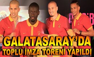 Galatasaray’da toplu imza töreni