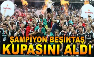 ''Şampiyon Beşiktaş'' Kupasını Aldı