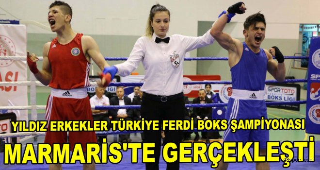 Yıldız Erkekler Türkiye Ferdi Boks Şampiyonası Marmaris'te gerçekleşti